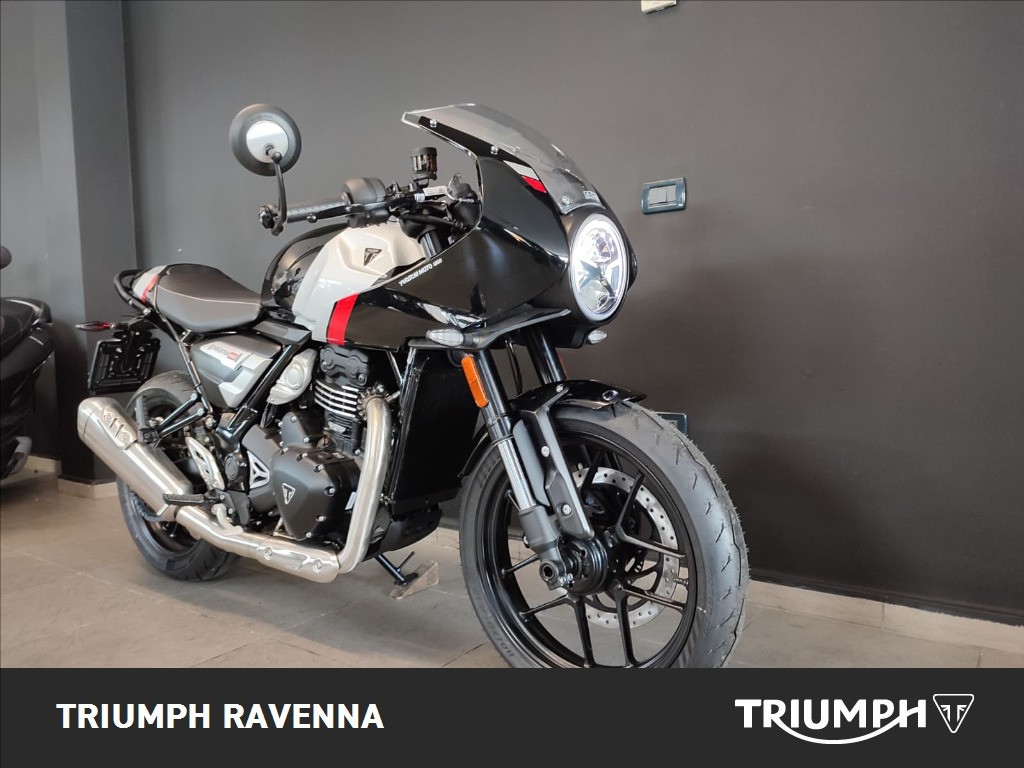 TRIUMPH Thruxton 400 Phantom Black / Aluminium Silver Abs