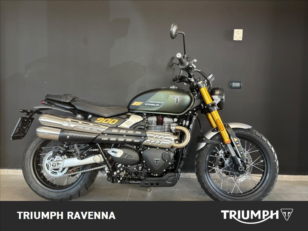 TRIUMPH Scrambler 900 Matt Khaki Green / Matt Phantom Black Abs
